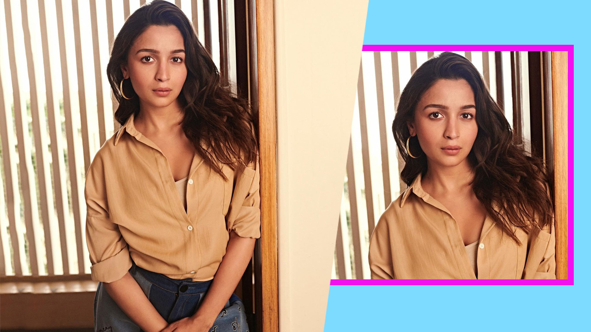 बेल बॉटम में आलिया भट्ट bell bottom jeans