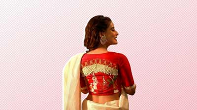 bengali saree blouse design