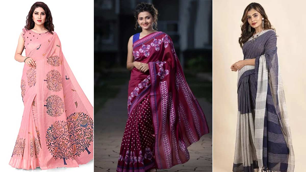 Printed Catalogue Saree, With Blouse Piece at Rs 410 in Surat | ID:  2852587557291