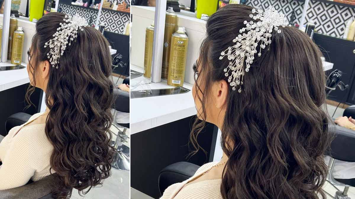 Party hairstyle| Shadi hairstyle ideas| hairstyle ideas for wedding -  YouTube