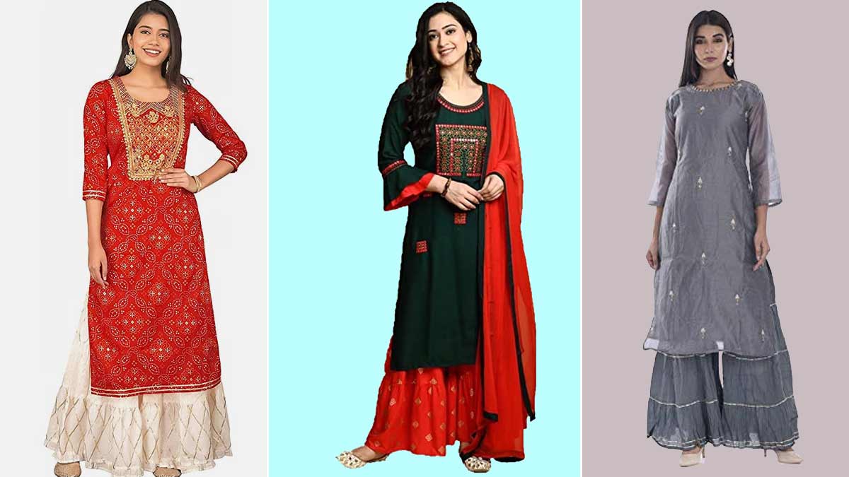 Kurti plazo collection for women lucknowi style | Wadia Business Hub