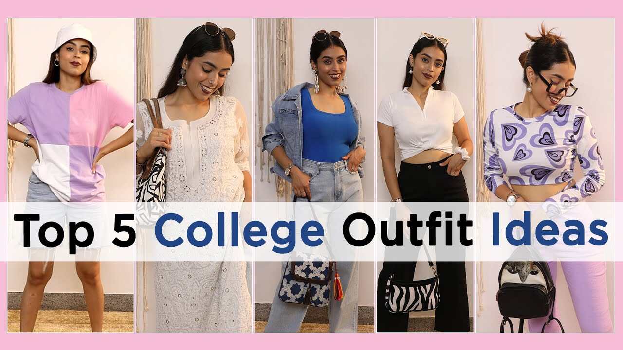 5 Amazing Outfit Ideas For College | College Fashion Tips | Herzindagi  Videos