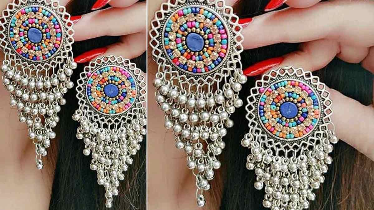 ghungru eariing design