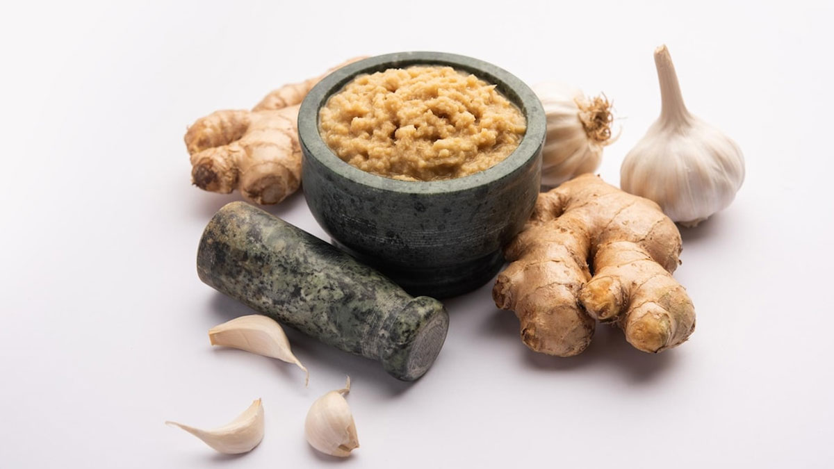 ginger garlic for tadka
