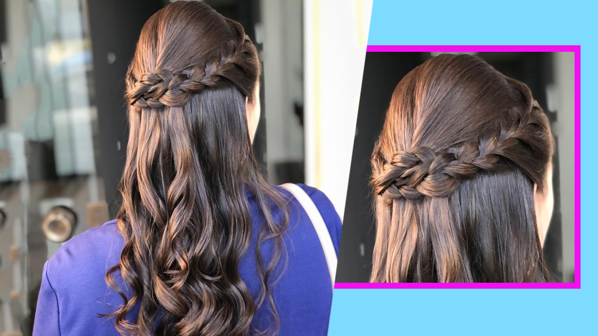half braid hairstyle