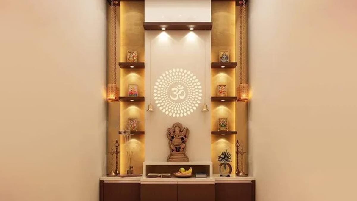 how to clean puja counter