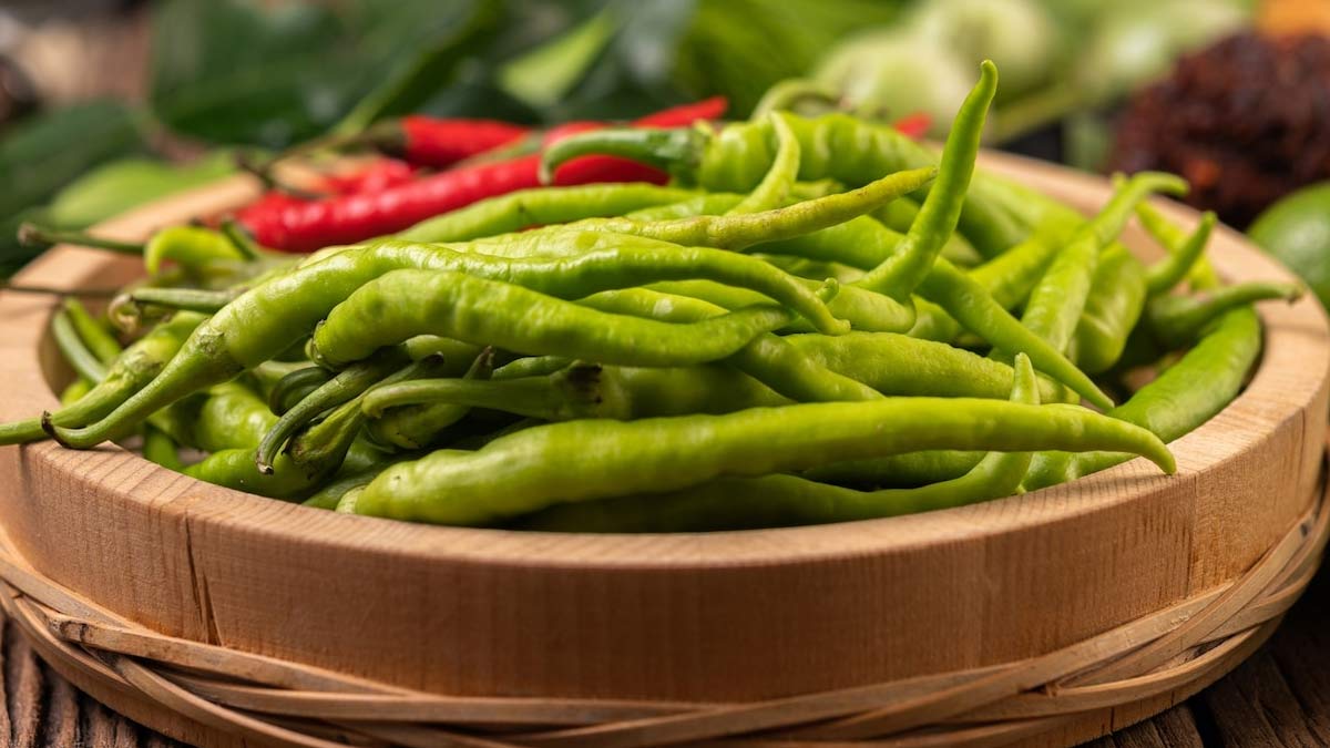 how to cut green chilly fast