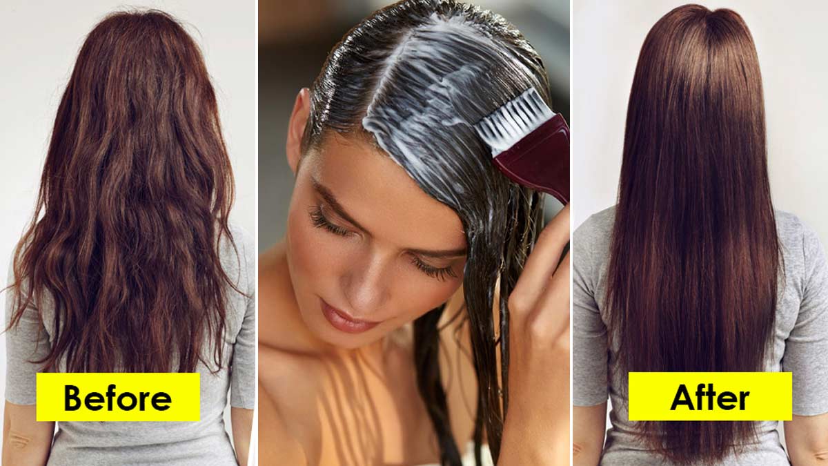 Hair Straightening बालों के लिए चावल का पानी और एलोवेरा जेल Balon Ko Seedha Kaise Karen