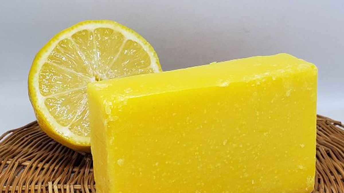 how to make lemon soap in hindi
