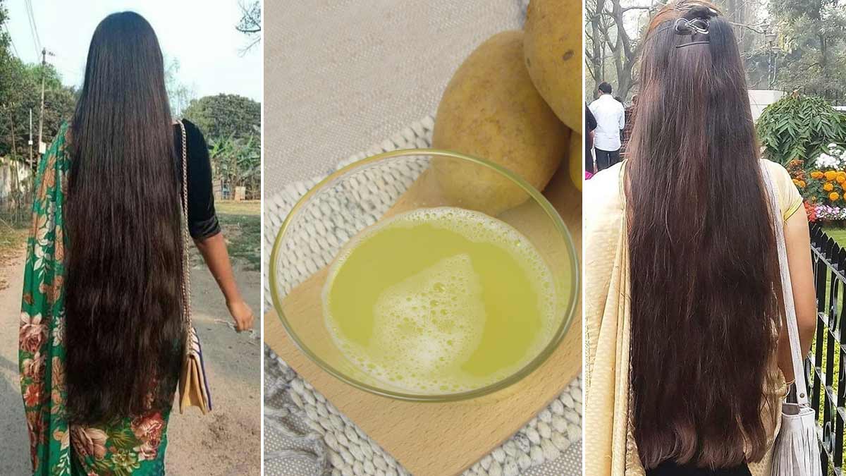 how to use potato juice for hair growth