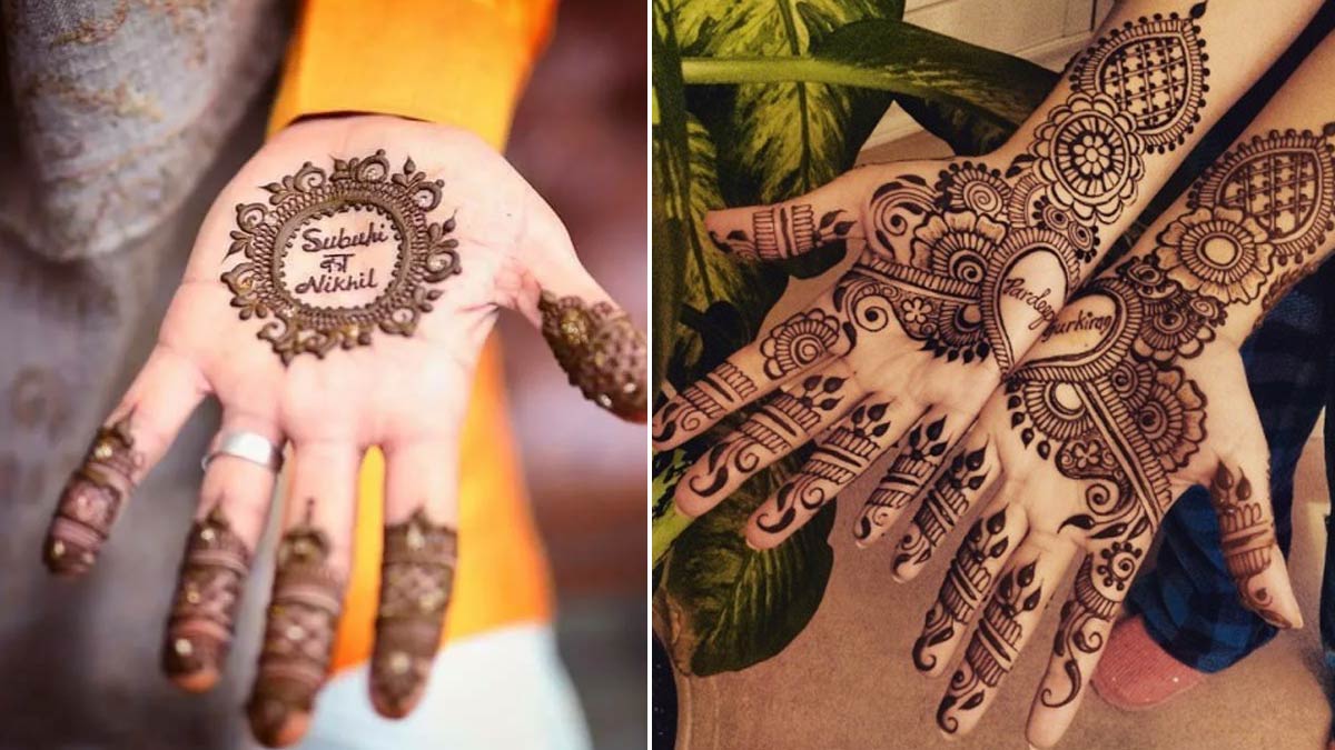 Mehndi Design for A Name | TikTok