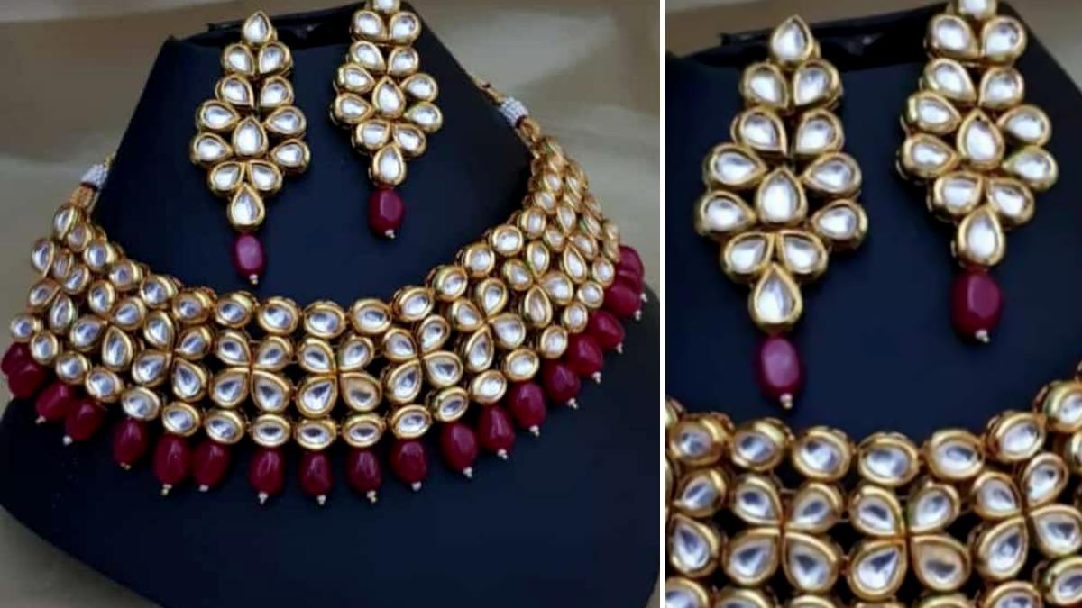 kundan work nacklace