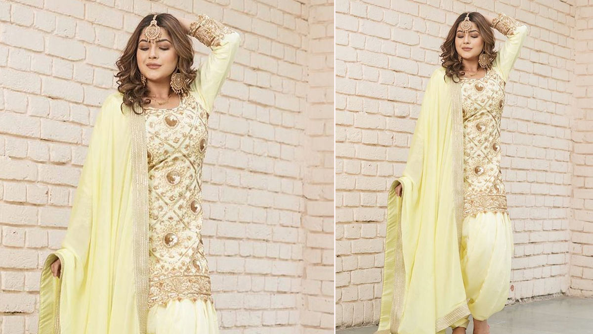 lemon colour salwar suit