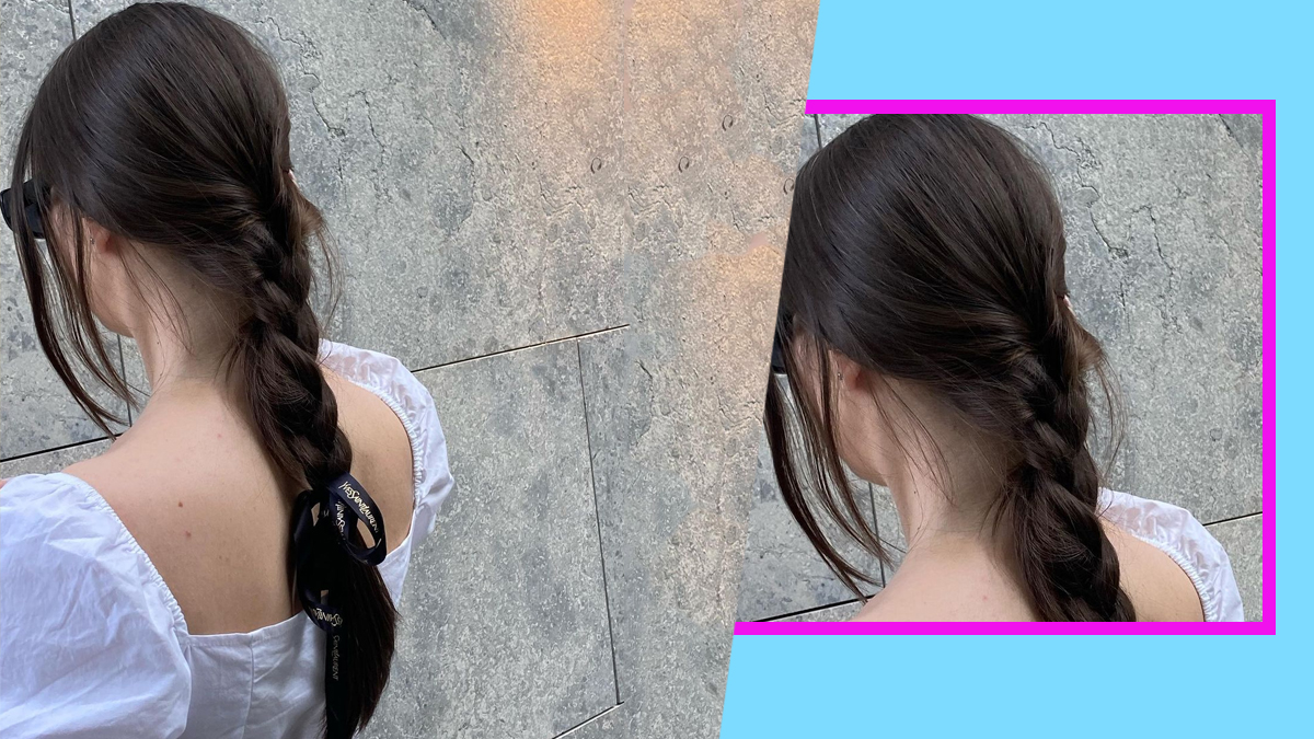 loose braid hairstyle
