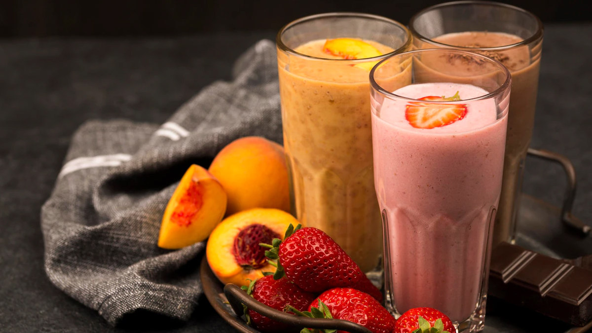 make fruit smoothie