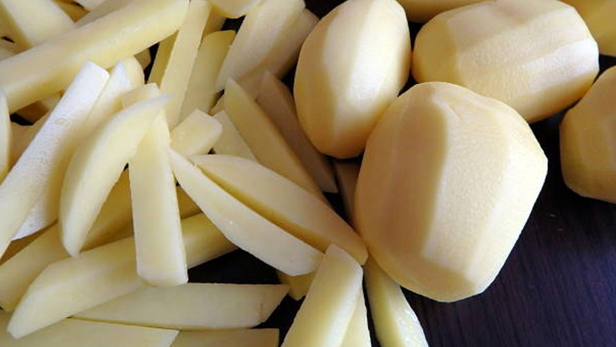 potato slice cutting tips