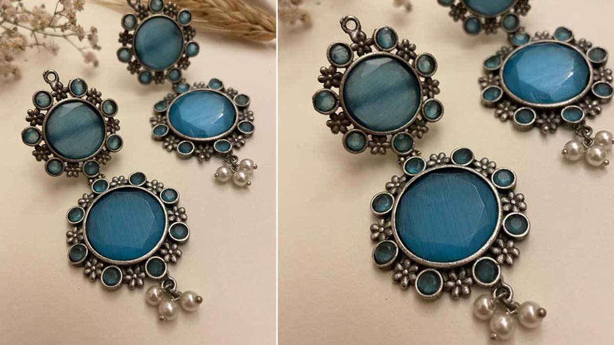 stone earing for ladies