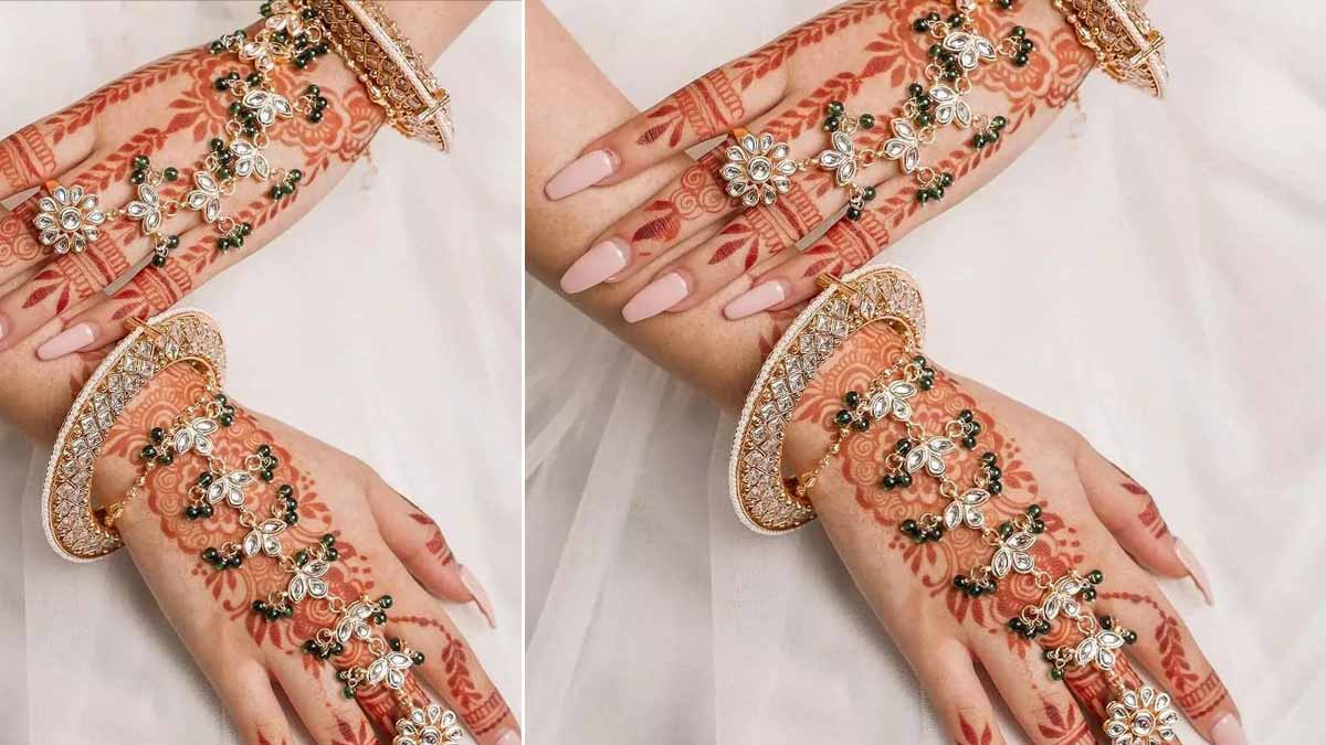 trendy hathphool designs