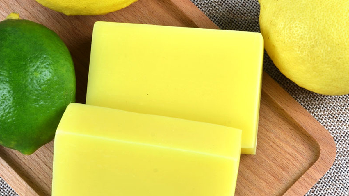 tricks to make lemon soap at home