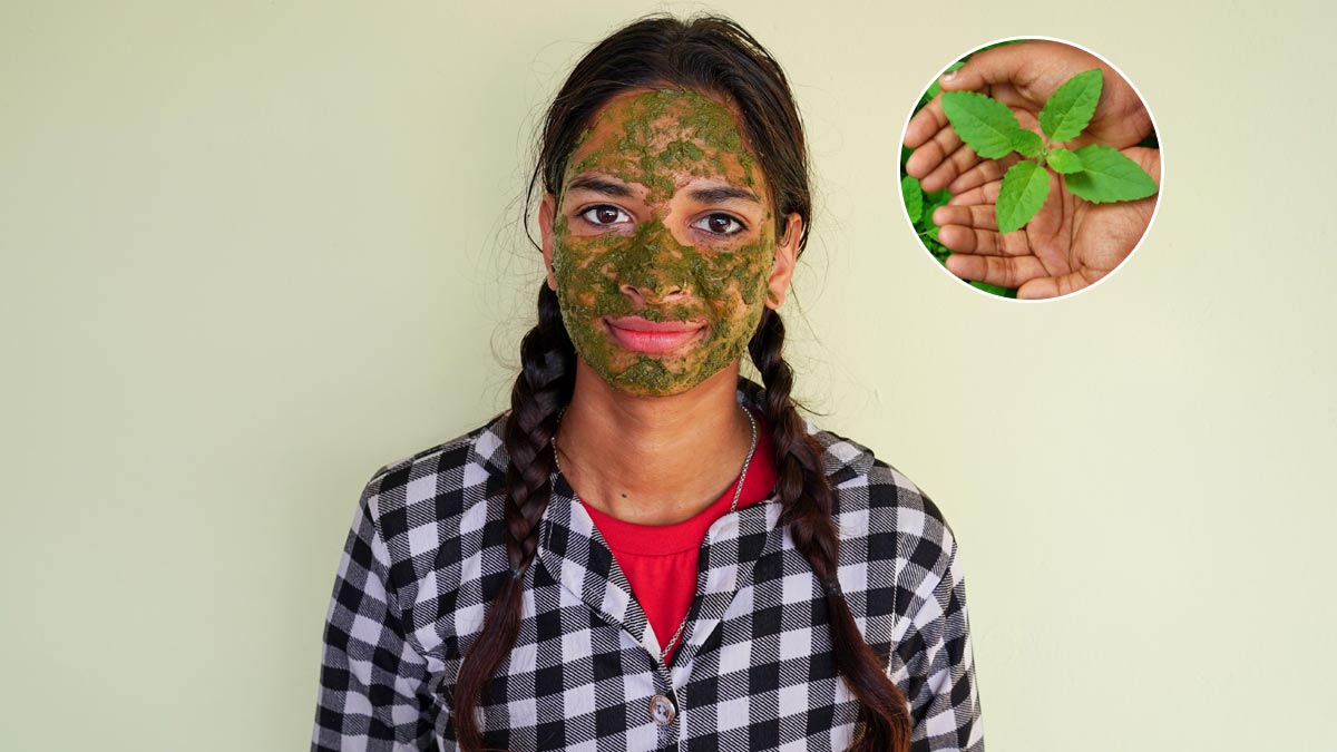 tulsi ka face pack hindi