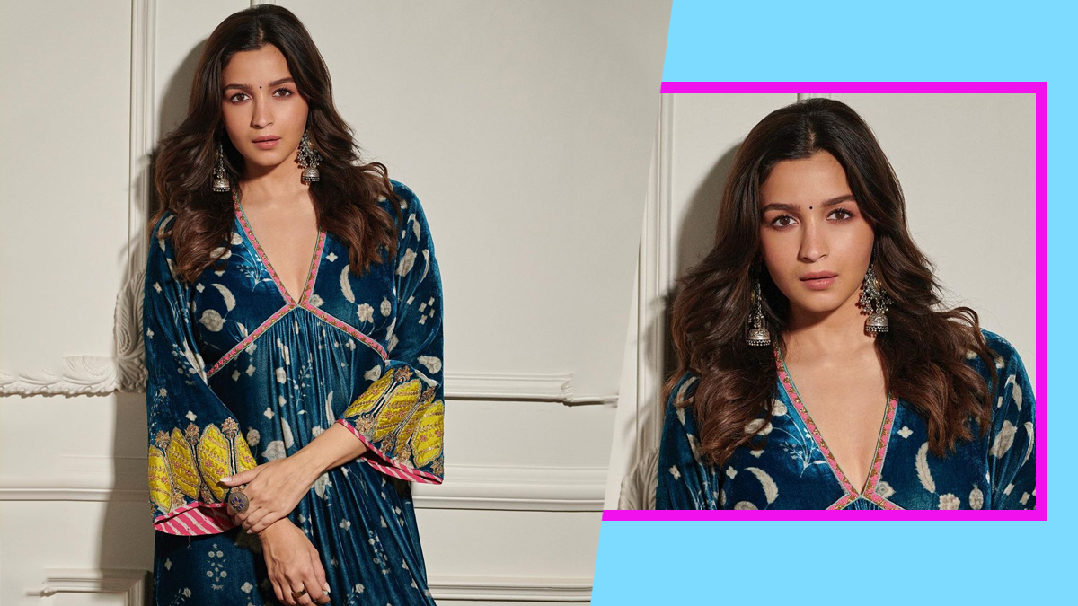 वी-नैक कुर्ती में आलिया भट्ट v neck kurti