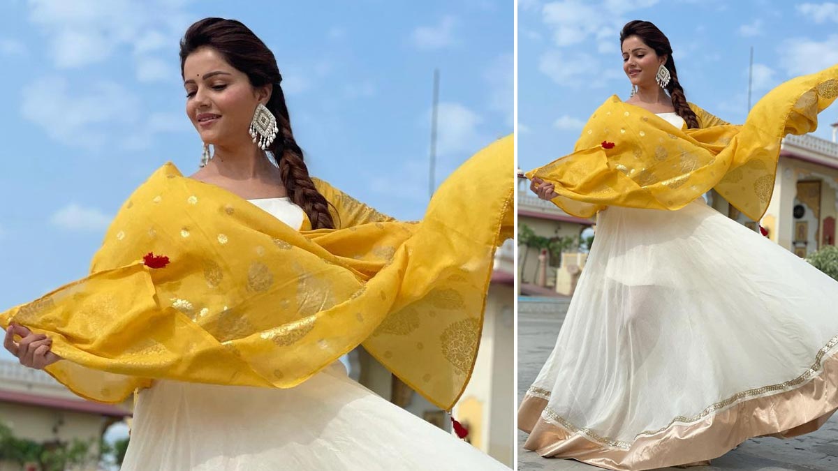 white anarkali suit for ladies