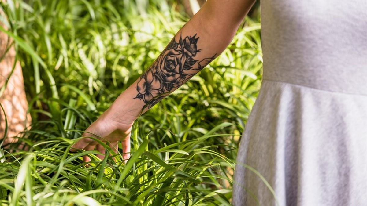 Flower tatto design