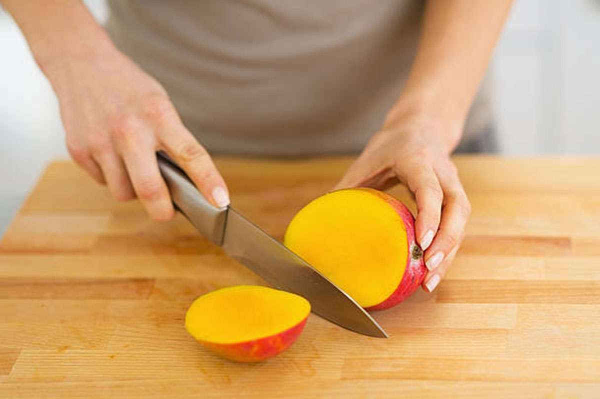 Raw <b>mango</b> cutting knife.