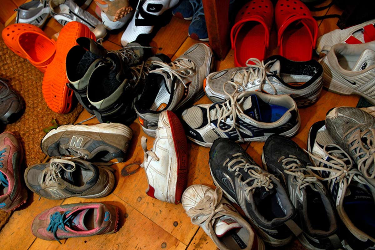 do not keep old shoes