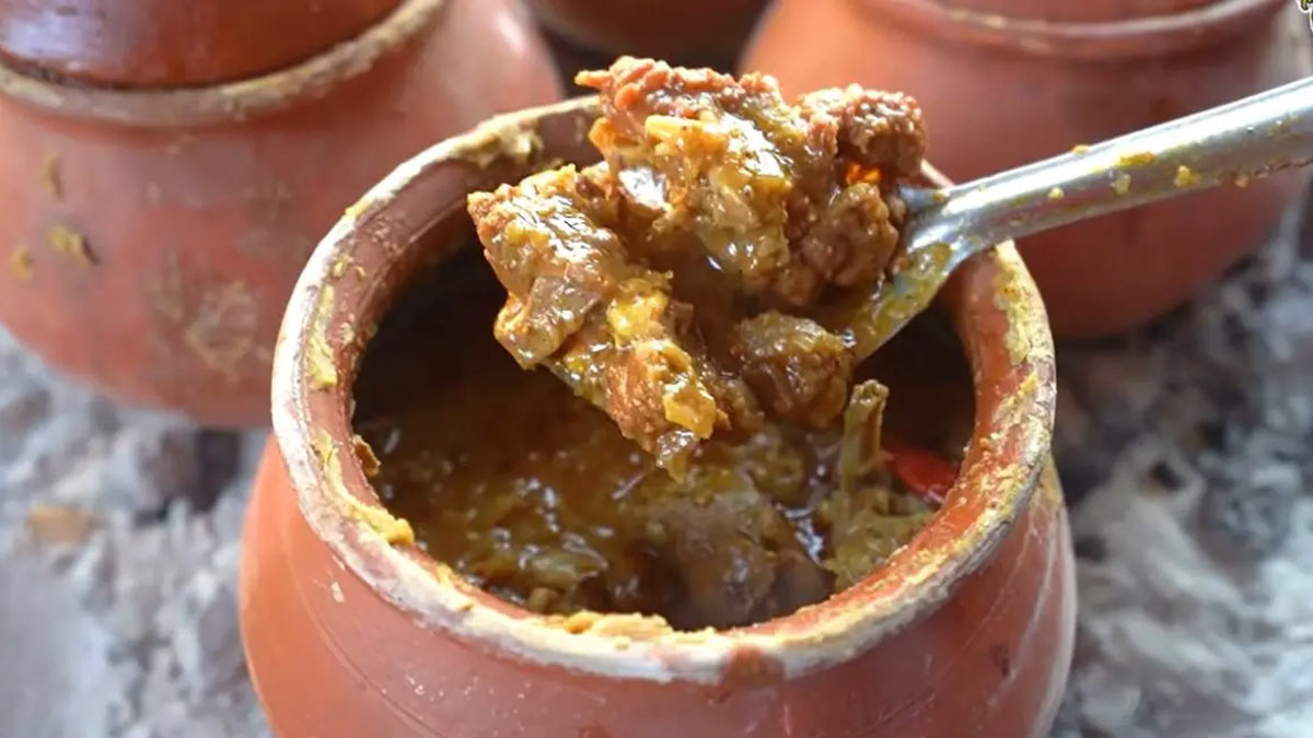 handi mutton in hindi