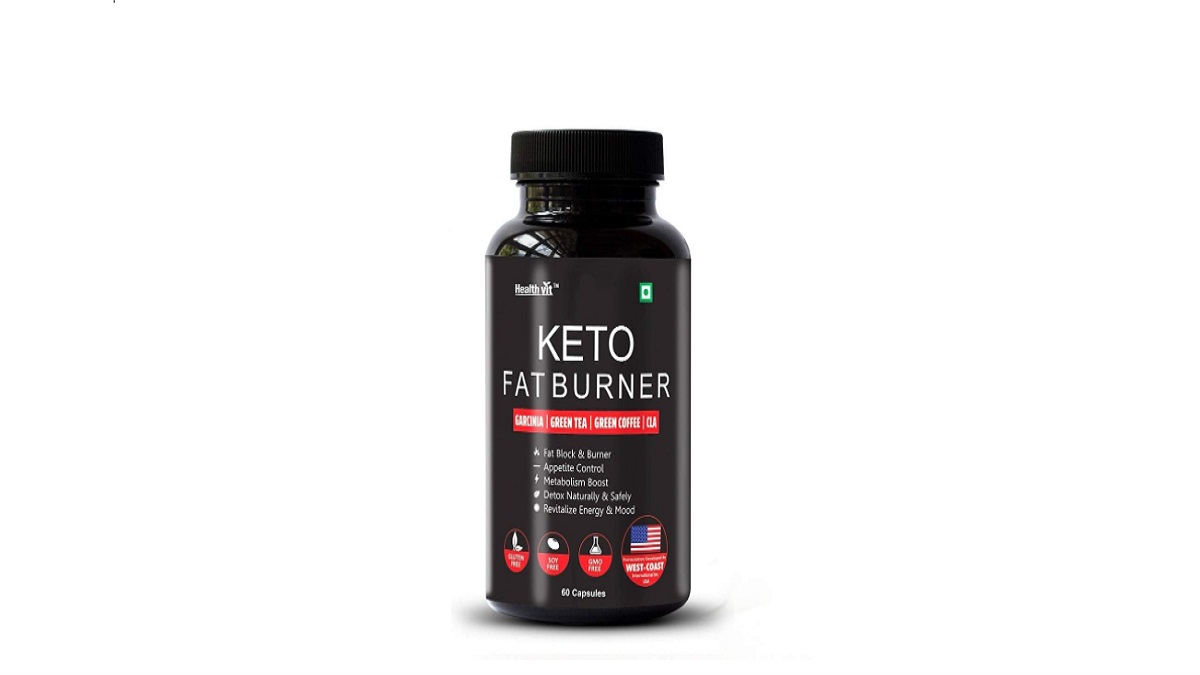 Nutribia Keto कैप्सूल वजन घटाने के लिए प्राकृतिक और उन्नत फैट बर्नर  सप्लीमेंट 500 MG, 120 कैप्सूल, ग्रीन टी एक्सट्रैक्ट, 