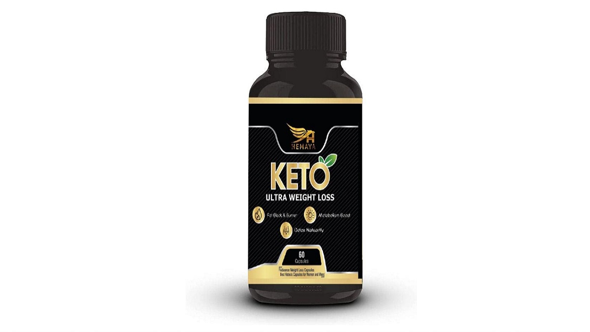 Nutribia Keto कैप्सूल वजन घटाने के लिए प्राकृतिक और उन्नत फैट बर्नर  सप्लीमेंट 500 MG, 120 कैप्सूल, ग्रीन टी एक्सट्रैक्ट, 