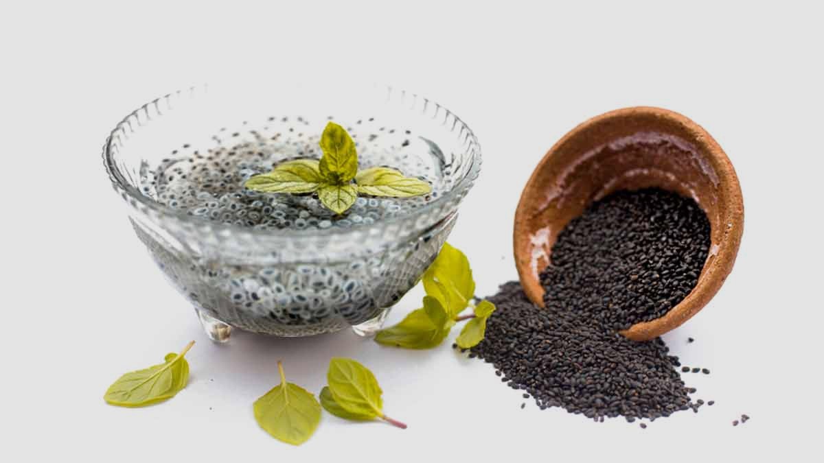 how much basil seeds per day