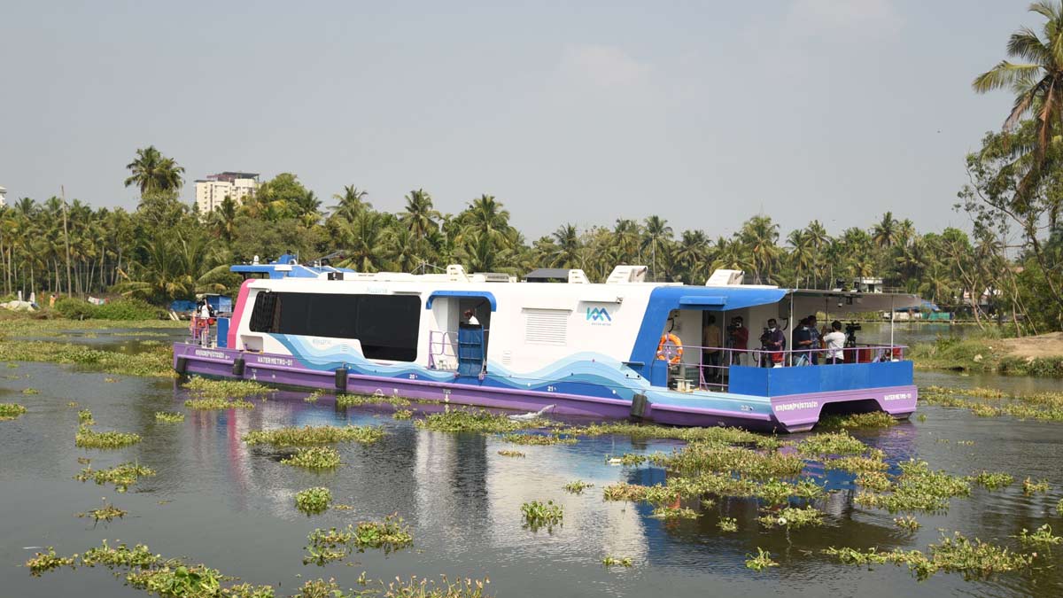 india first water metro kochi