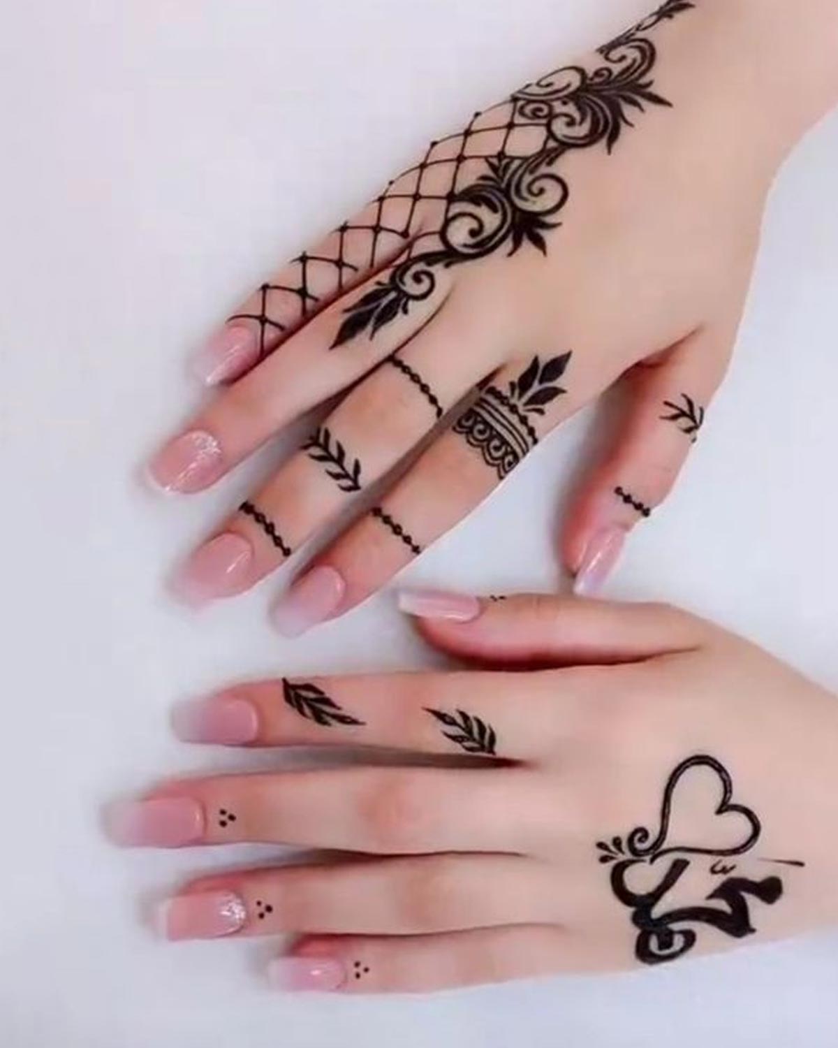 Mehndi Designs Finger Stylish | TikTok