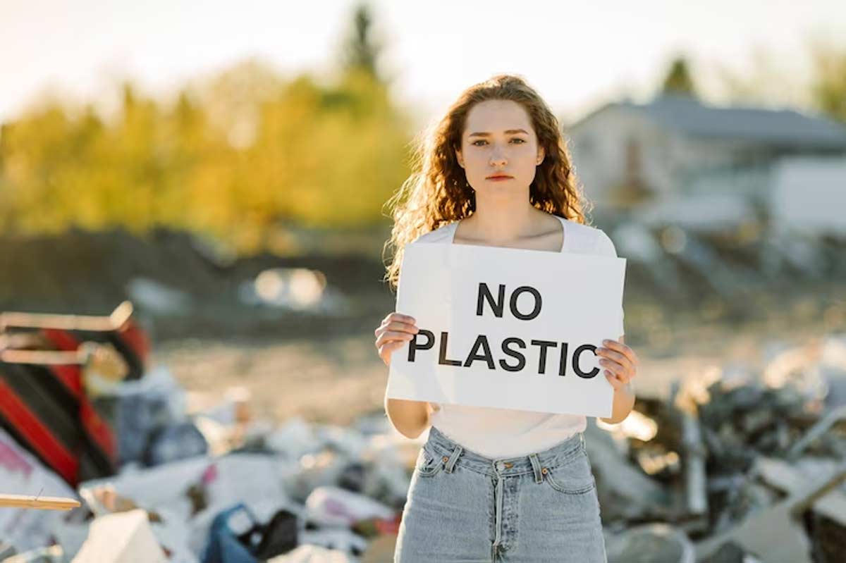 say no to plastic