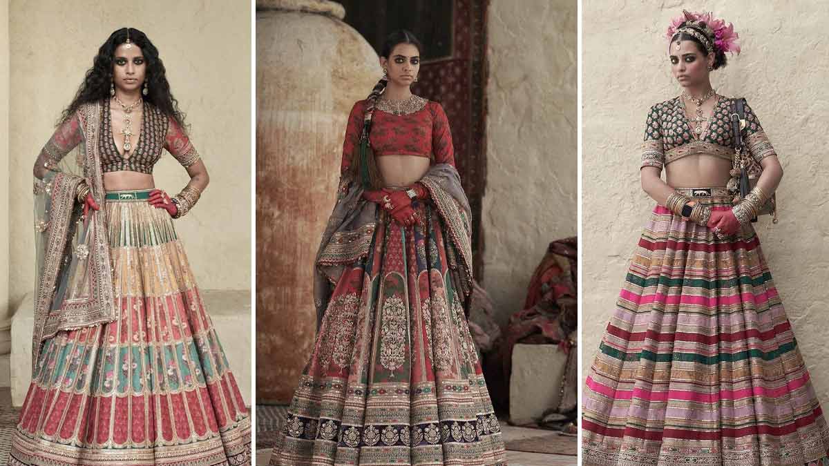 Mouni Roy Bollywood Actress 4 latest Lehenga Designs For Karva Chauth 2019  That You Can Also Recreate | mouni roy bollywood actress 4 latest lehenga  designs for karva chauth 2019 that you can also recreate | HerZindagi