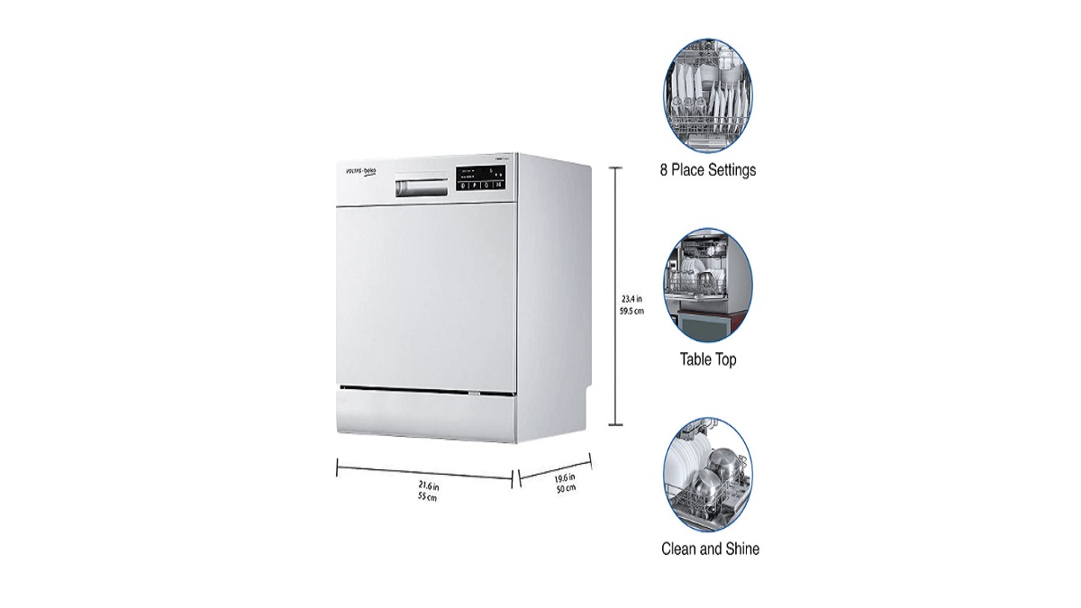 Voltas Beko Dishwasher Machine अब जिद्दी दागों का सफाया होगा मिनटों
