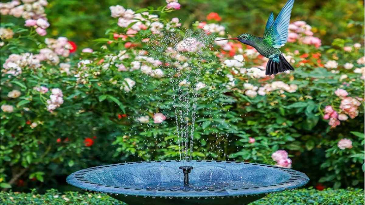 water solar fountain