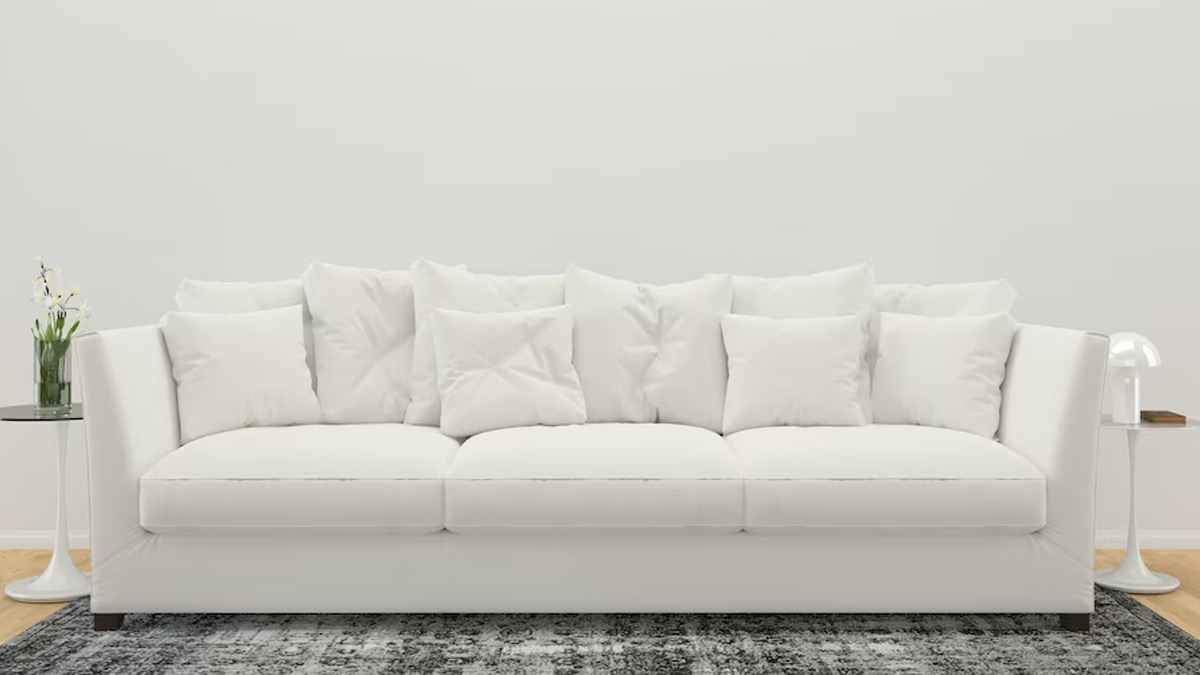 white sofa