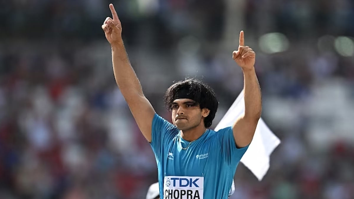 Neeraj Chopra Winning Moment