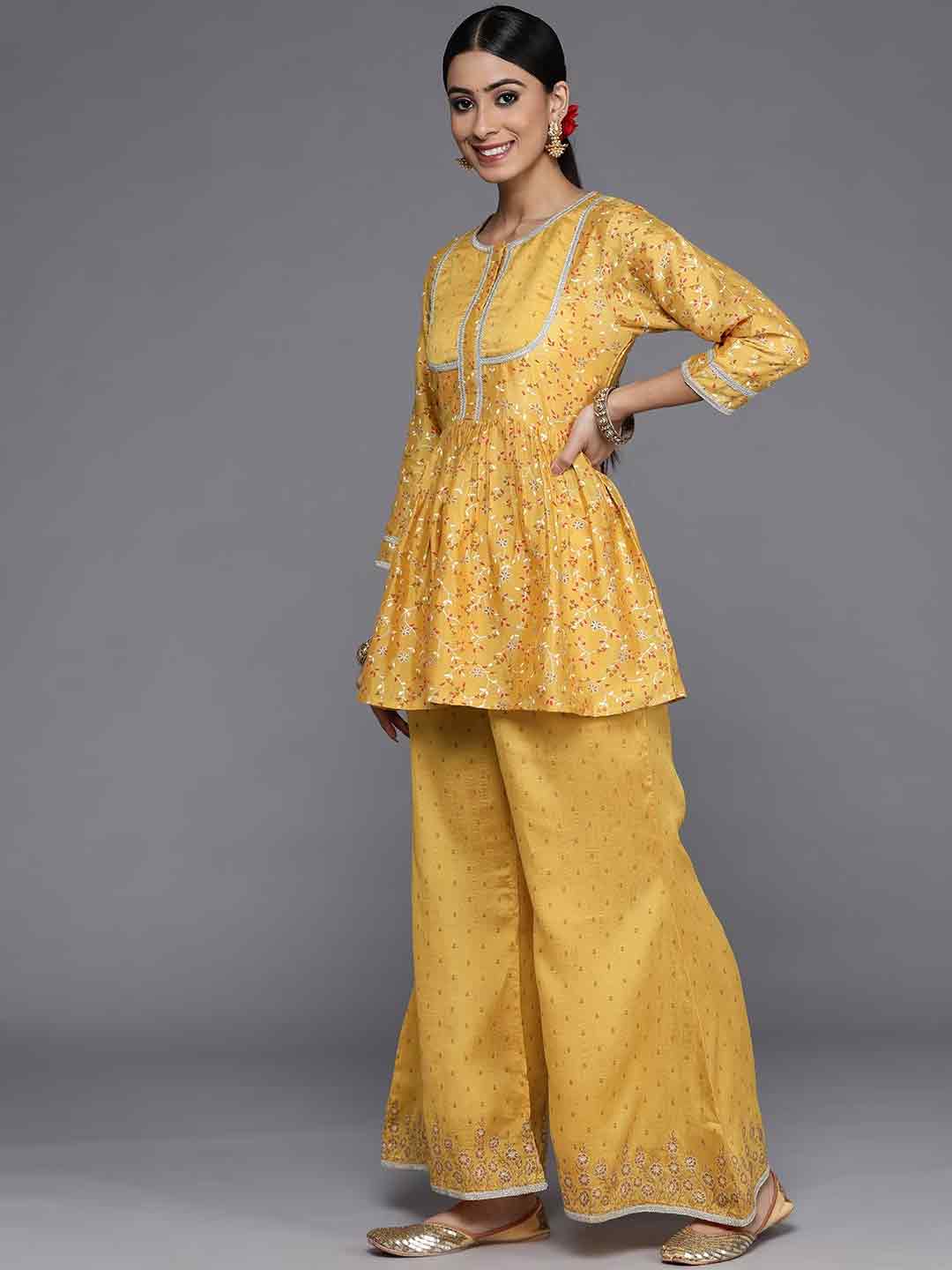Plazzo kurti set