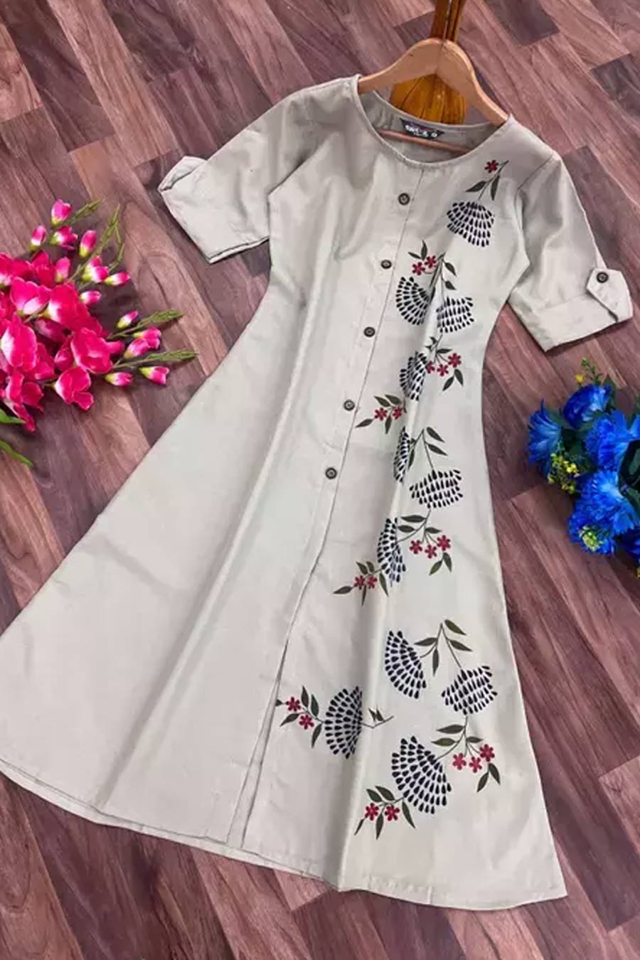 Printed Anarkali Kurta