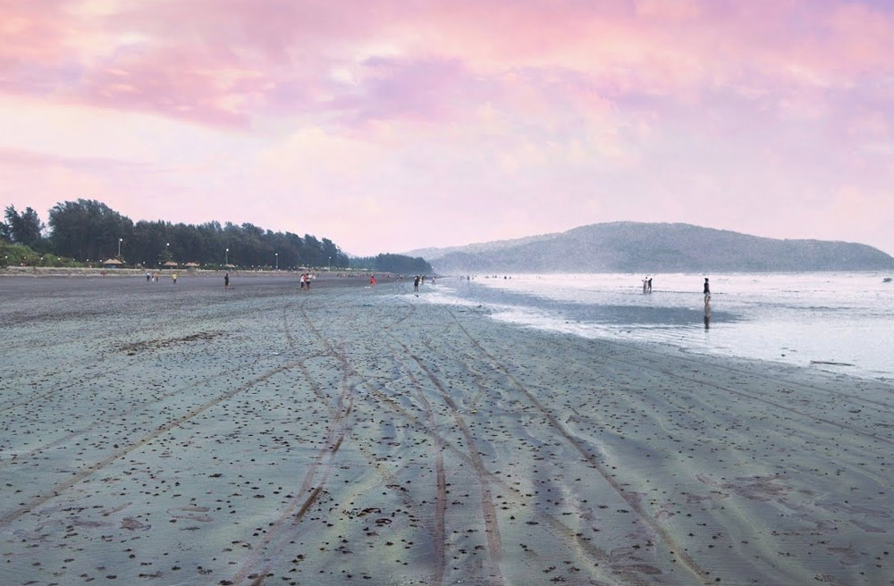Shrivardhan Beach In Maharashtra