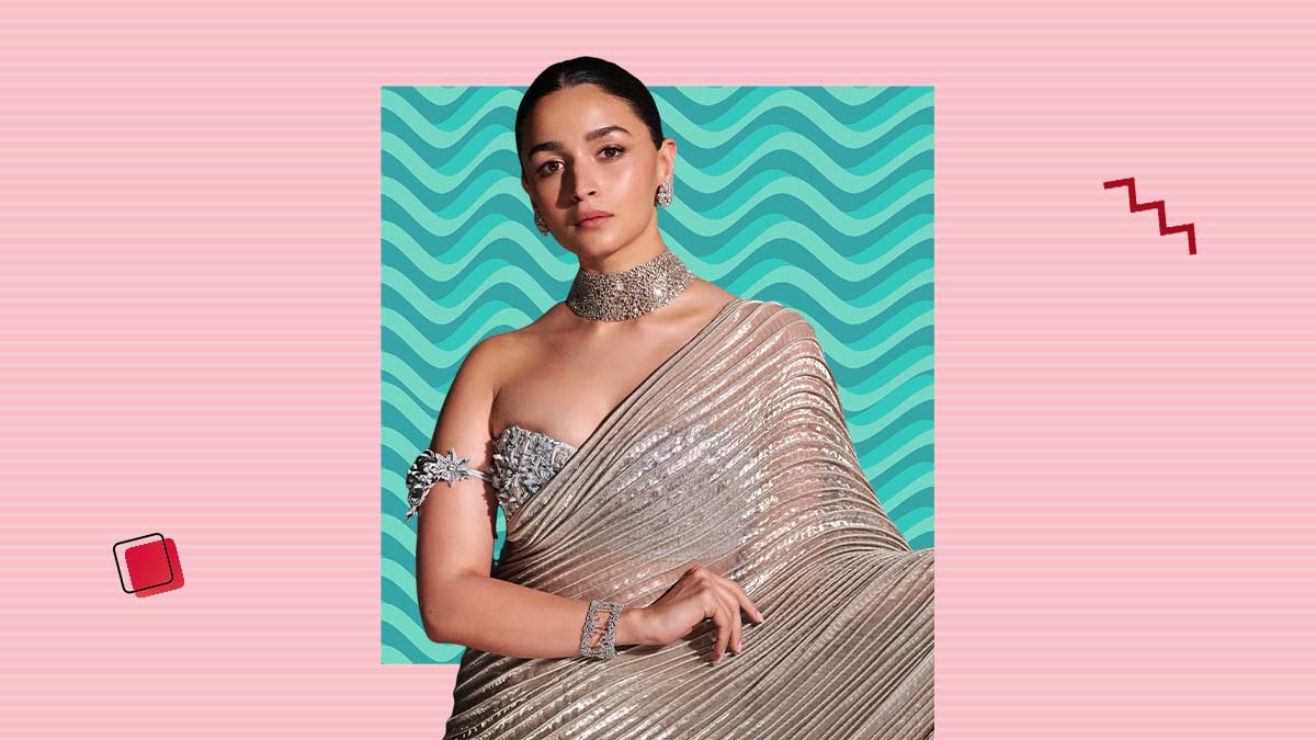 Alia Bhatt-Inspired Sleeveless Blouse Designs To Rock Your Saree