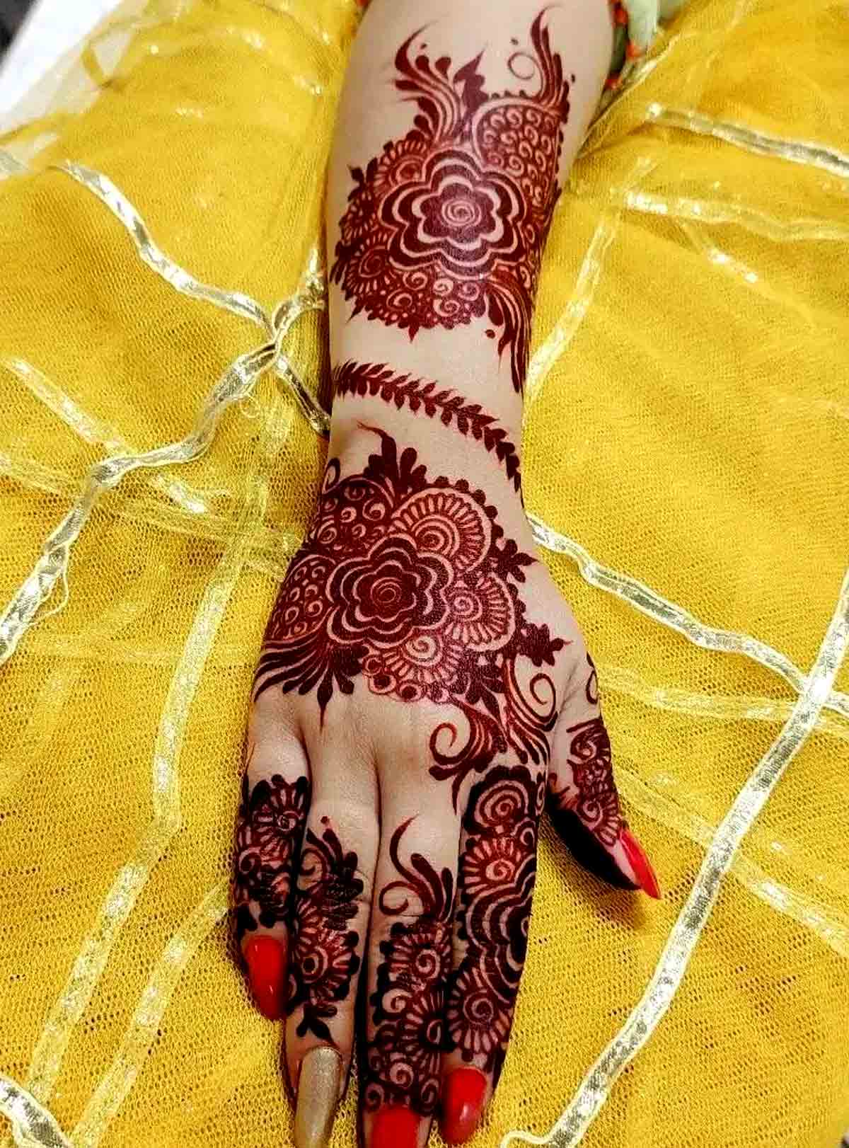 Flower Mehndi Designs