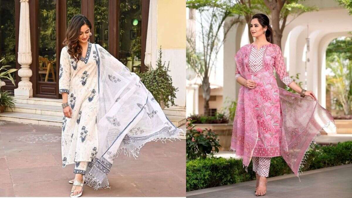 tips & tops summer fashion designer party wear ready to wear kurti pant set  catalogue wholesaler