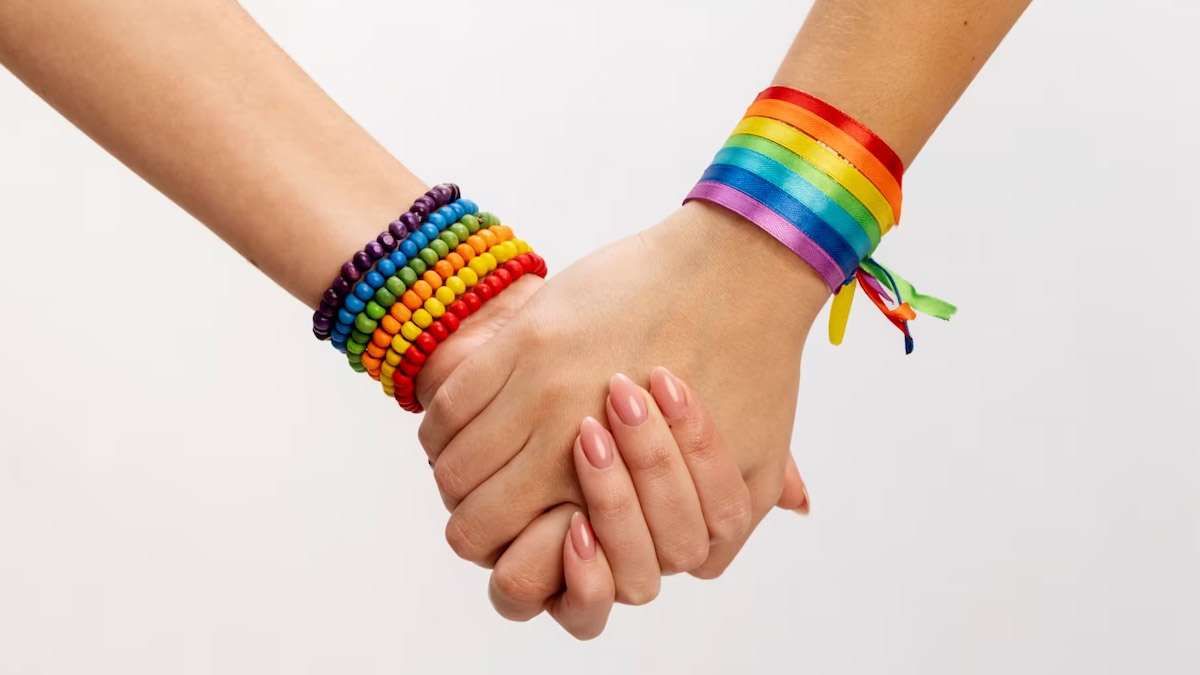candy stripe bracelet for friends
