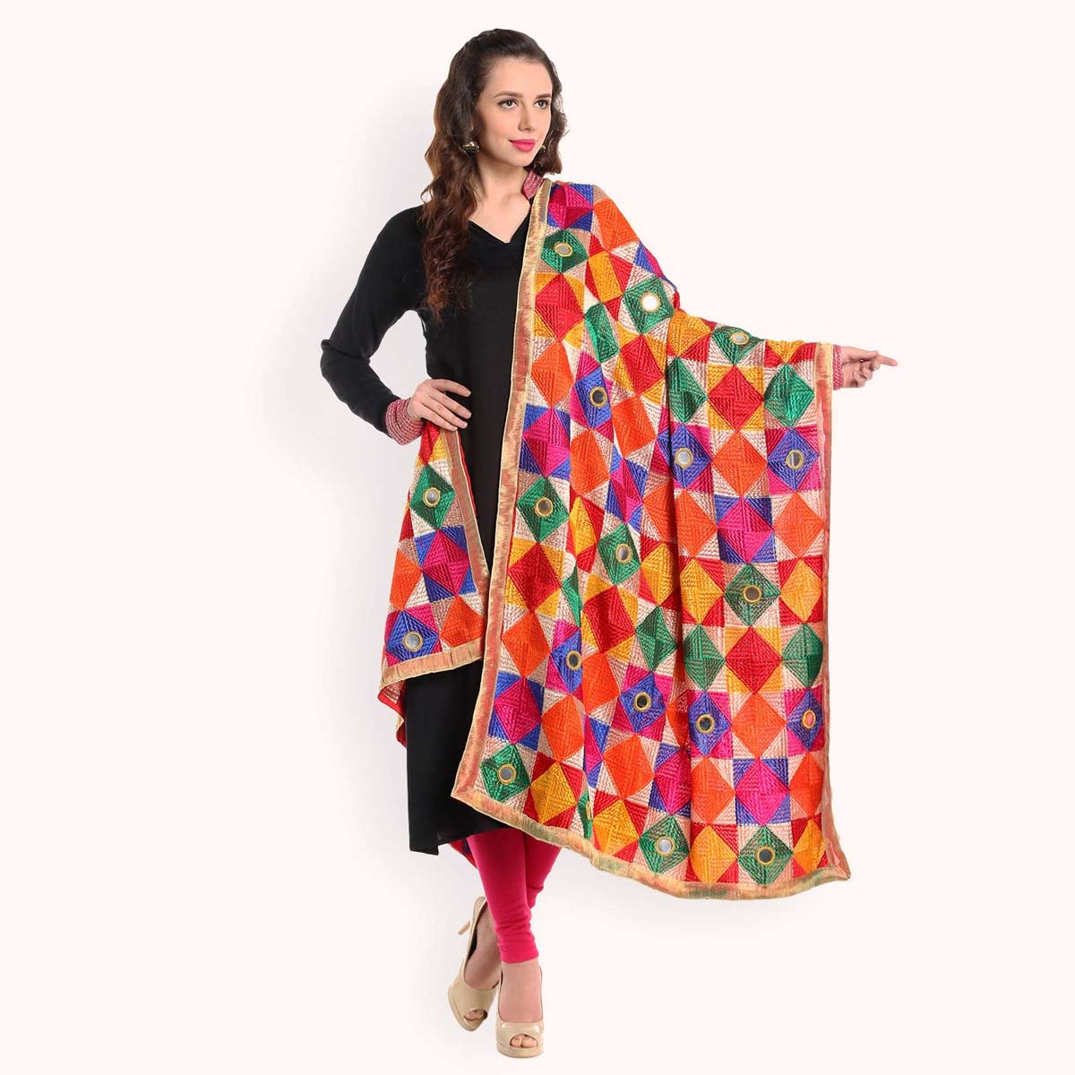 colourful dupattas for indepedence day outfit