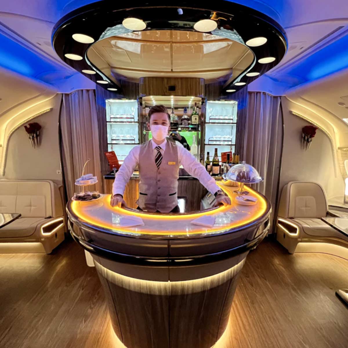emirates first class luxury cabin
